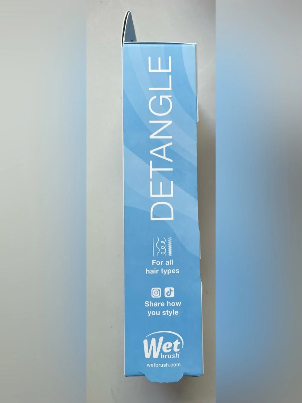 Wet Brush Mini Detangler Hair Brush Blue